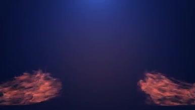 火焰相撞爆发火苗飘舞AE模板视频的预览图